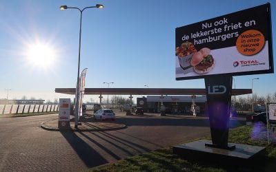 Total kiest voor LEDimpact op Tankstations