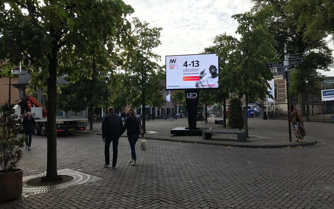 LED schermen op Dutch Media Week 2019 in Hilversum